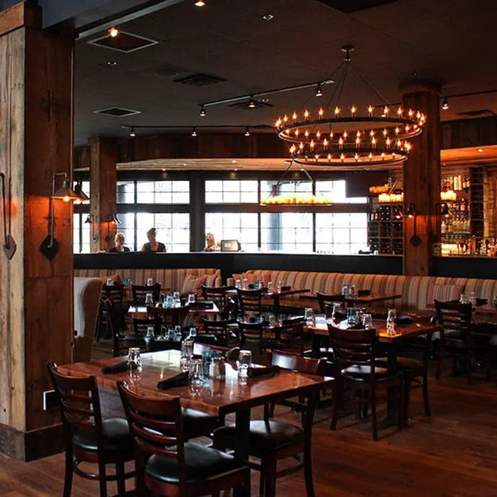 Camino Vintage Candelabra 2-Tier Round Chandelier 71“