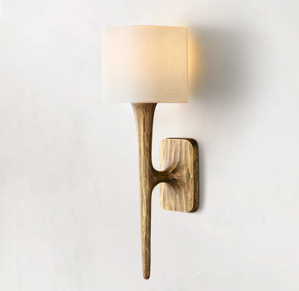 Thaddeus Shaded Sconce Modern Wall Lamp-konalight