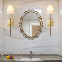 Torch Fabric Shade Wall Sconce