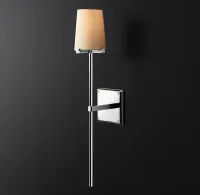 Torch Fabric Shade Wall Sconce