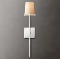 Torch Fabric Shade Wall Sconce