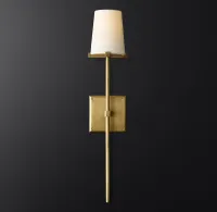 Torch Fabric Shade Wall Sconce