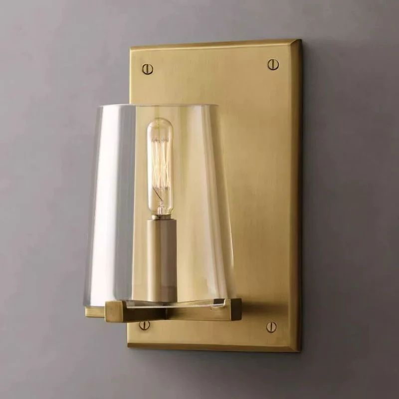 Trophy Glass Wall Sconce For Bedroom