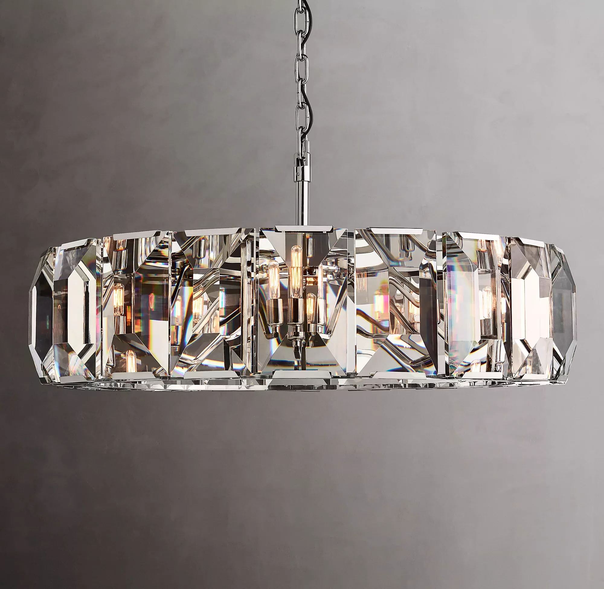 Harlow Crystal Round Chandelier 19"/31"/43"-konalight
