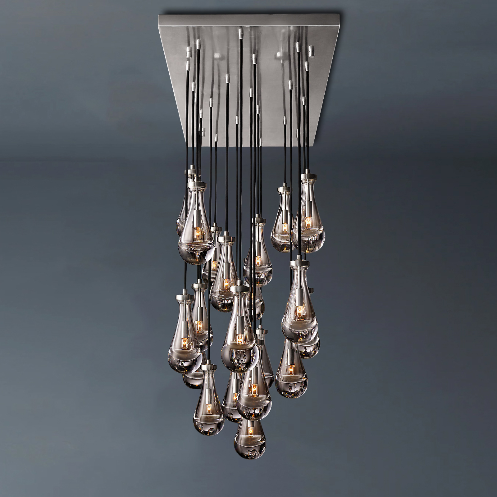 Raindrop Rectangular Chandelier 72"-konalight