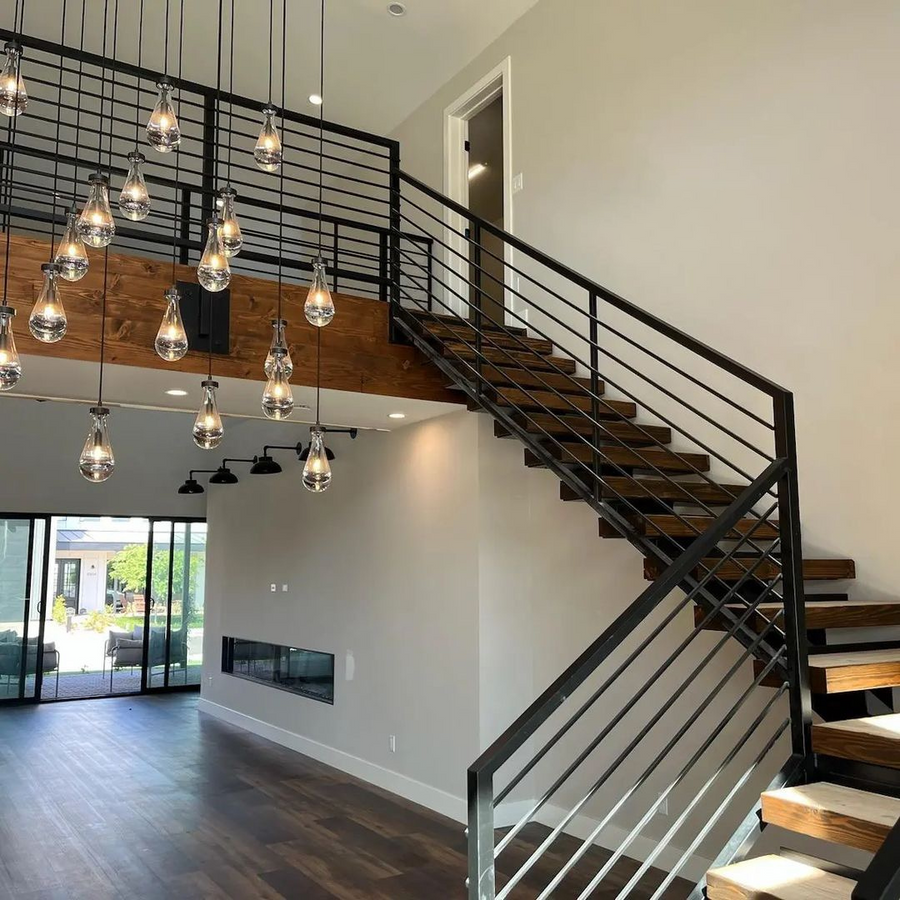 Raindrop Rectangular Chandelier 72"-konalight