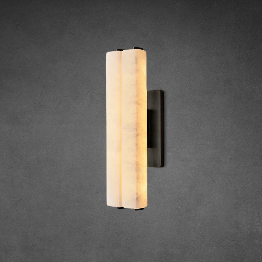 Audubon Alabaster Double Sconce