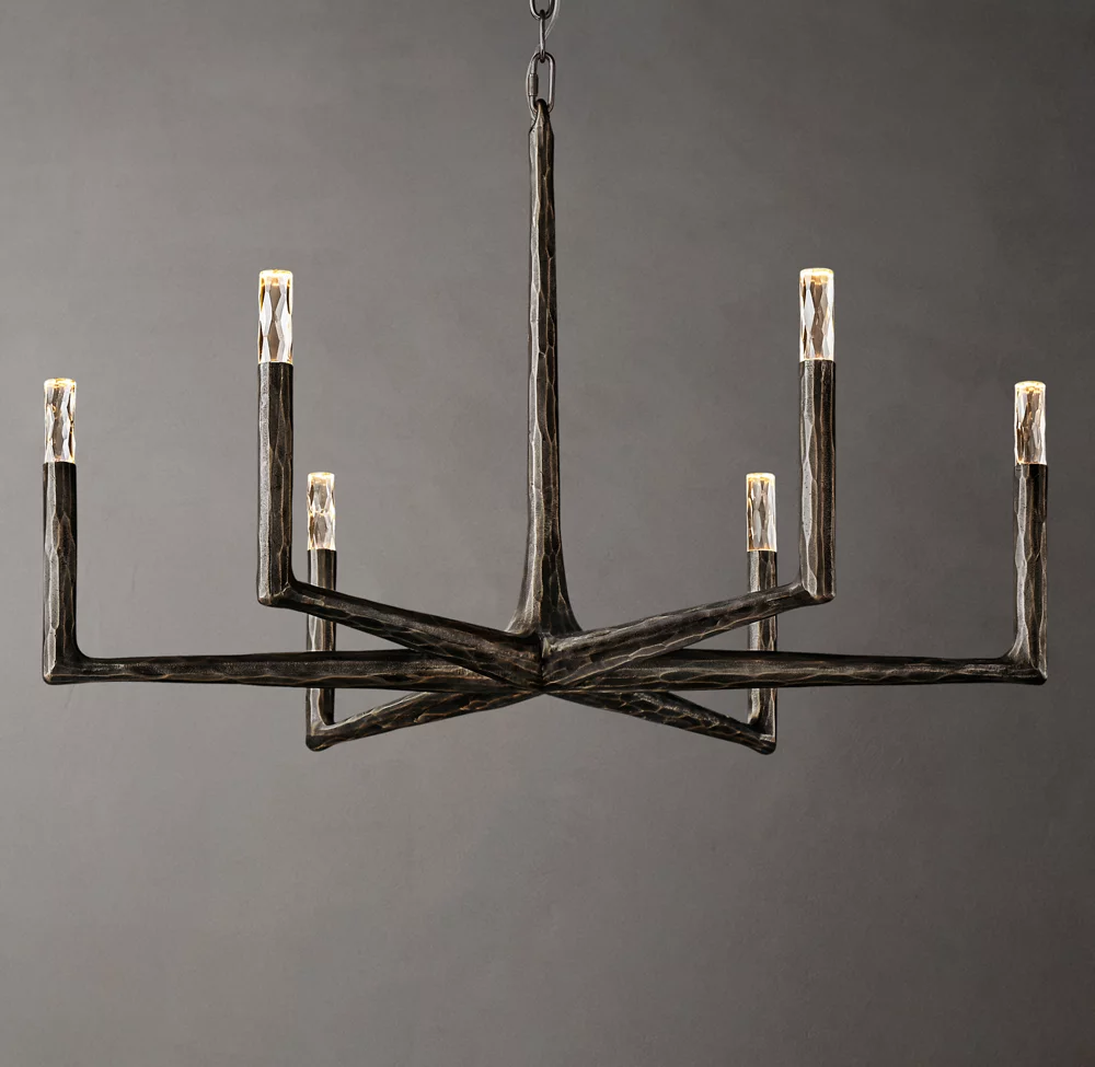 Thaddeus Round Chandelier 36" For Living Room-konalight