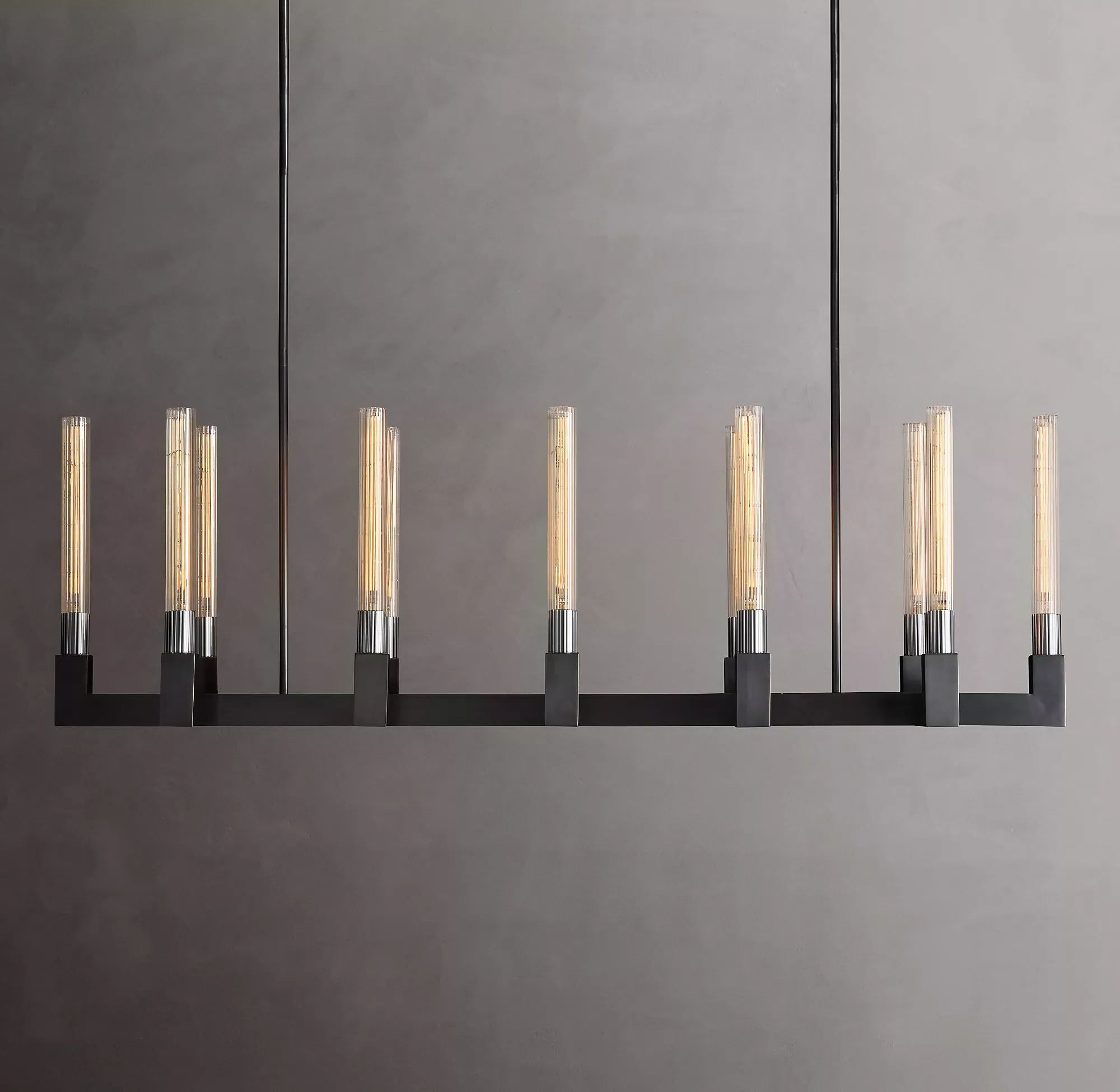 Cannele Linear Chandelier 55" For Kitchen Island-konalight