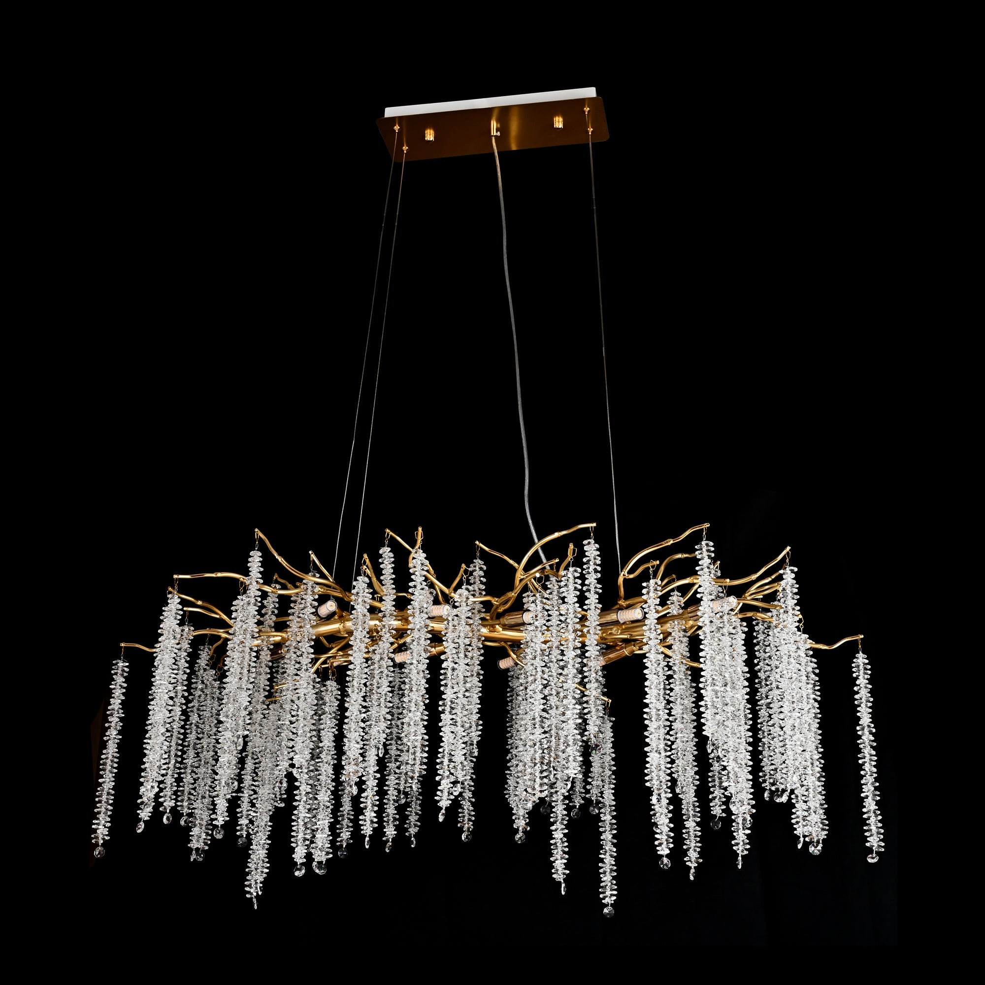 Branching Crystal Chandelier-konalight