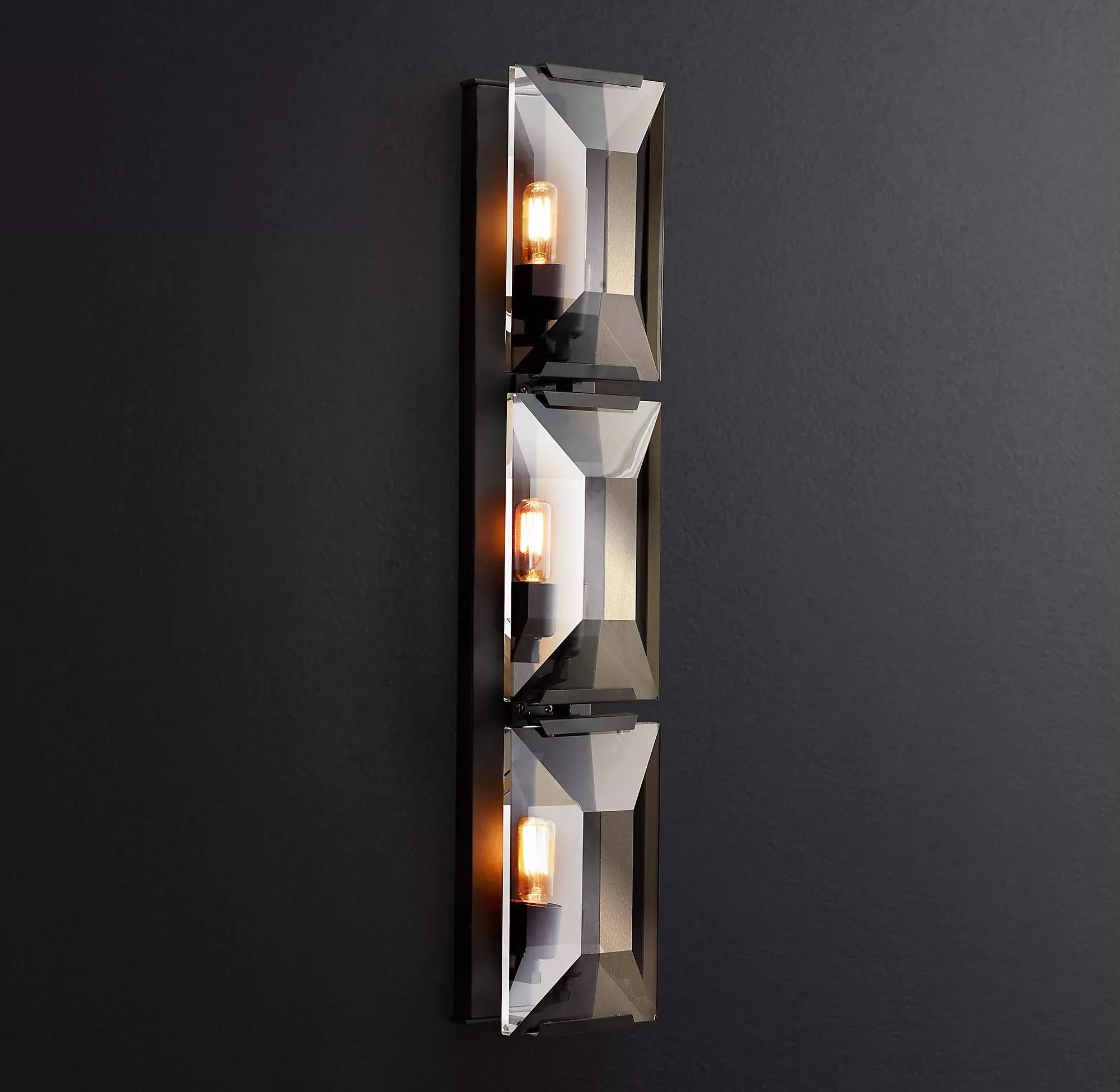 Harlow Crystal Triple Sconce-konalight