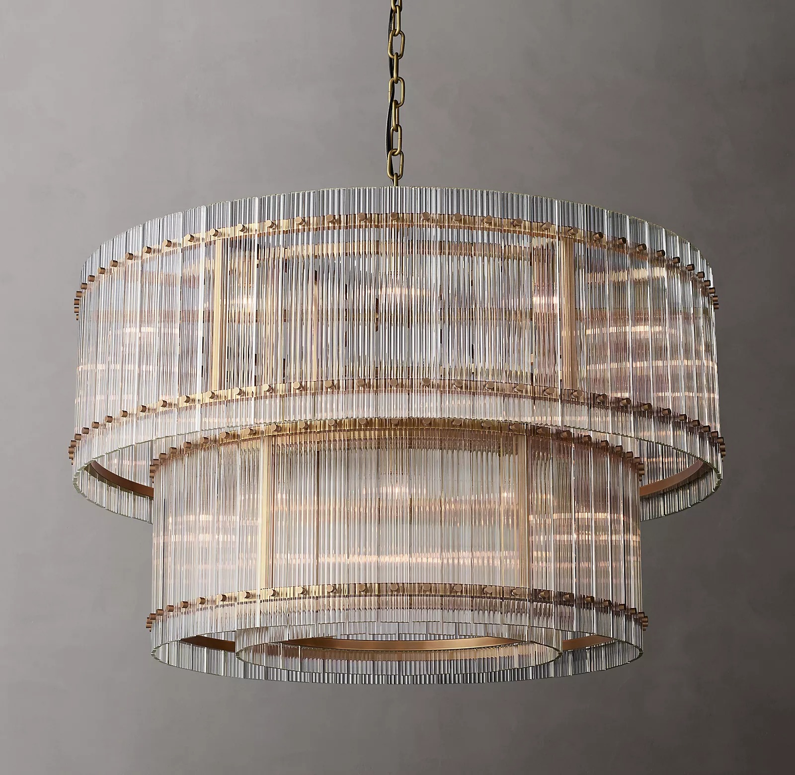 Hen Cbcro Modern 2-Tier luxury Round Chandelier 48"-konalight