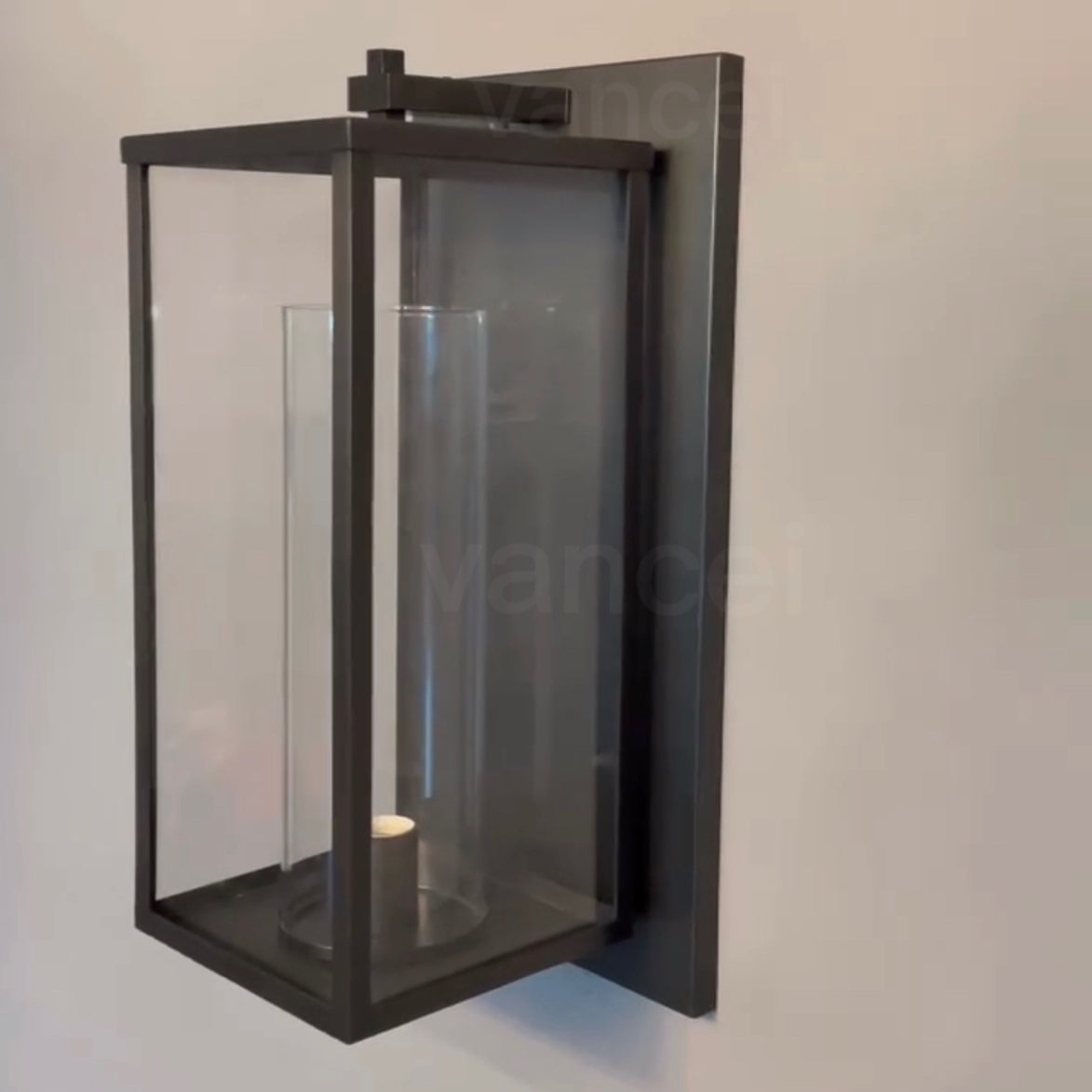 Devaux Glass Shade Wall Sconce-konalight