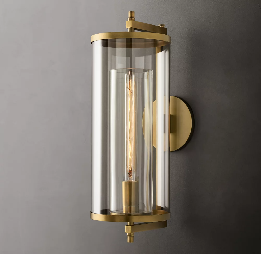 Devaux Square Shade Grand Wall Sconce 23"H