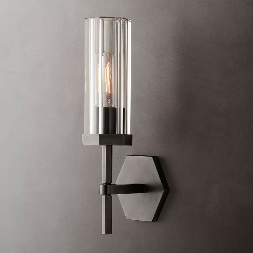 Bamcee Hexagonal Single Head Wall  Sconce Modern Wall Lamp-konalight