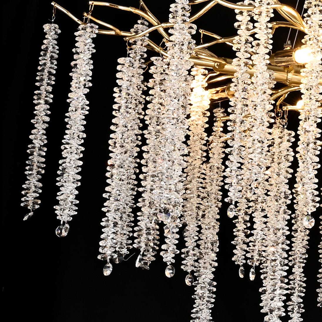 Branching Crystal Foyer Chandelier-konalight