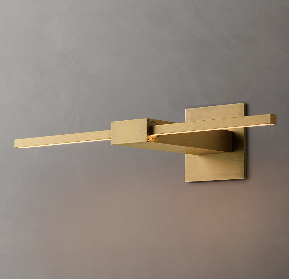 Forma Picture Brass  Light Wall Sconce-konalight