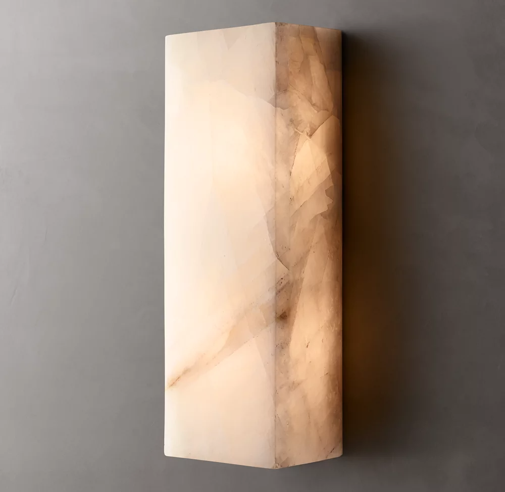 Rivage Calcite Grand Wall Sconce-konalight