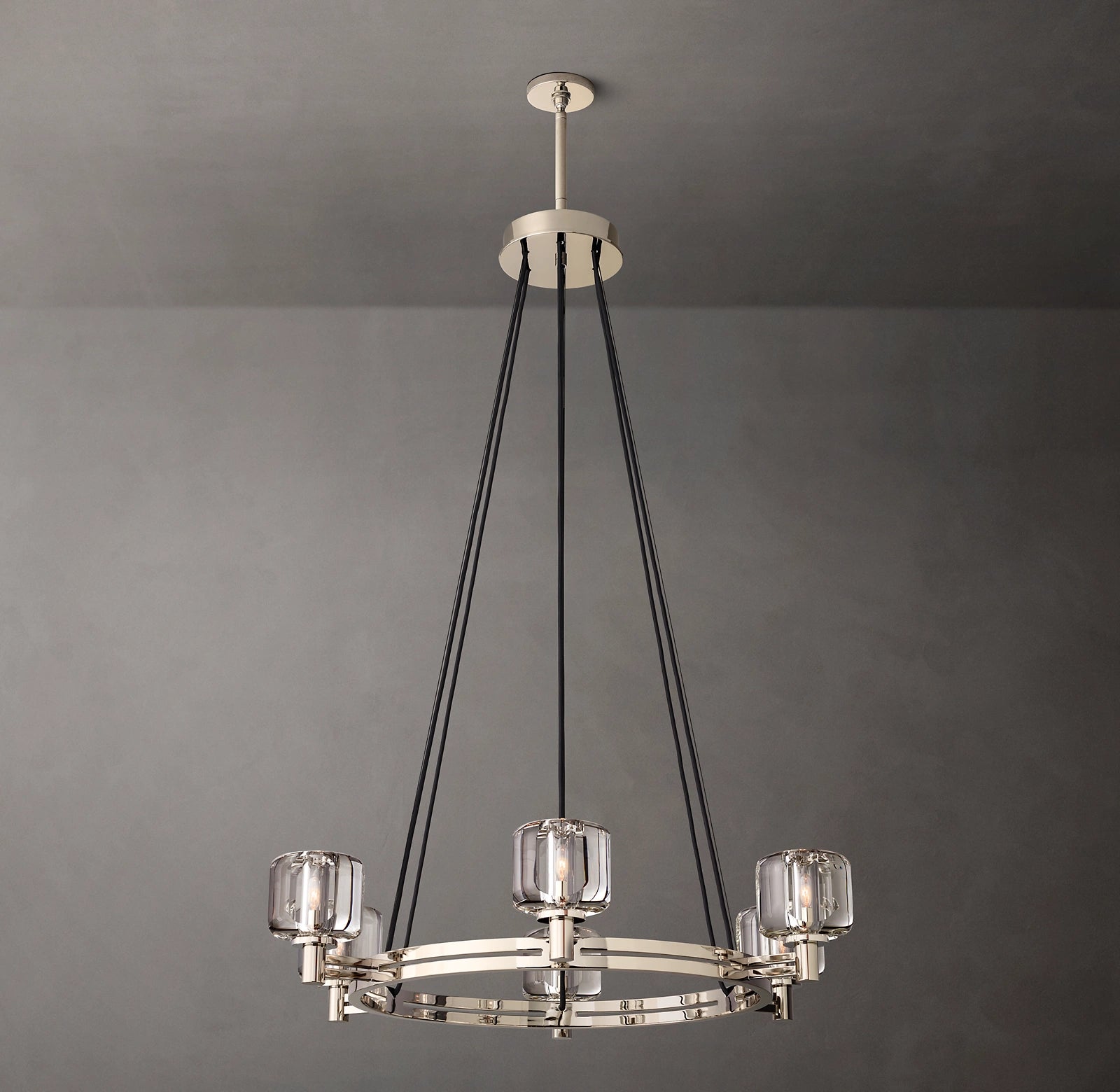 Demaret Round Chandelier 36" for Living Room, Bedroom,Dining Room-konalight