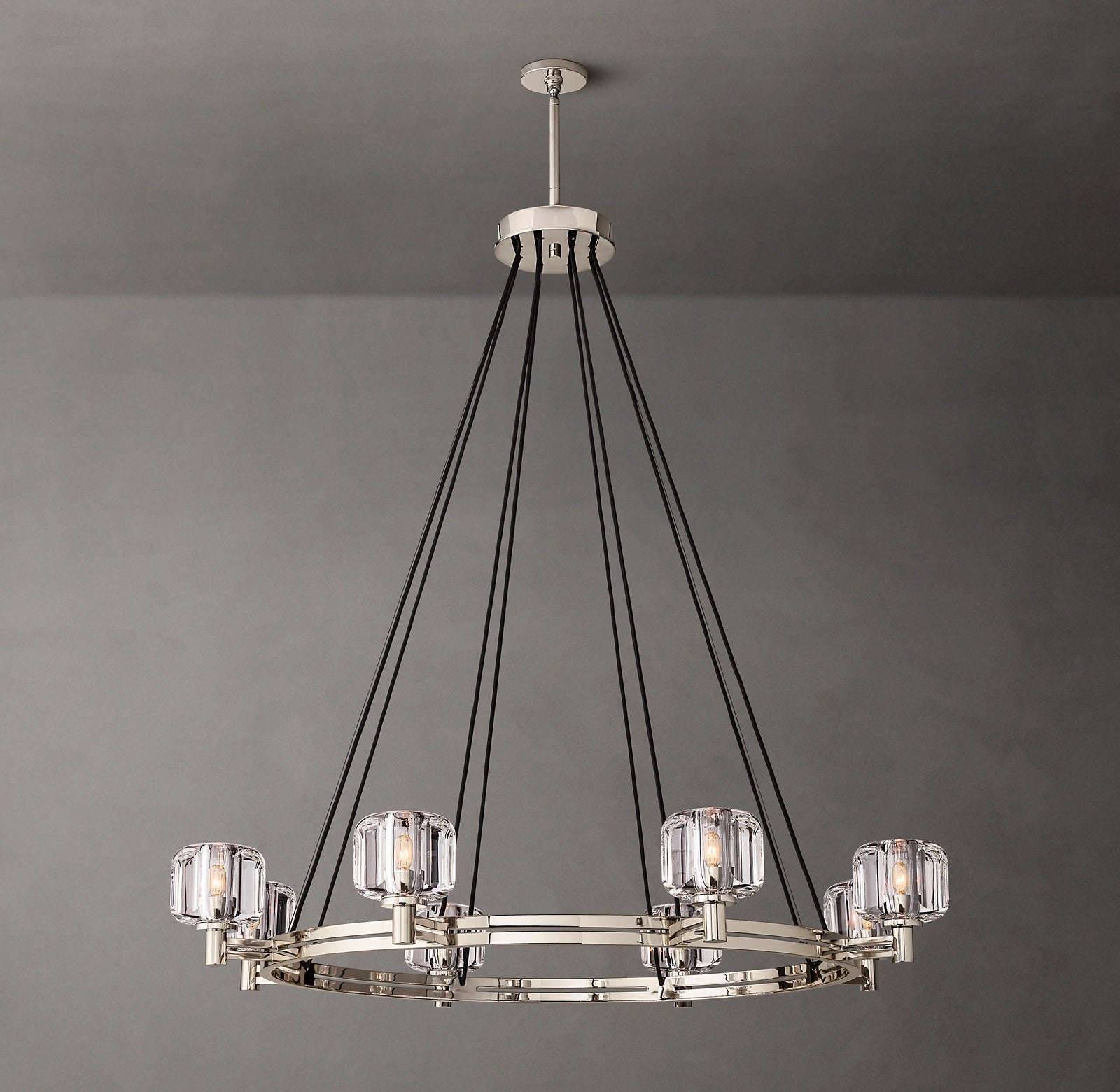 Demaret  Round Chandelier 48" for Living Room, Bedroom,Dining Room-konalight
