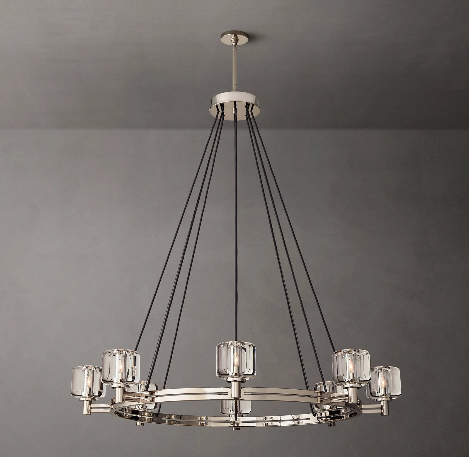 Demaret  Round Chandelier 48" for Living Room, Bedroom,Dining Room-konalight