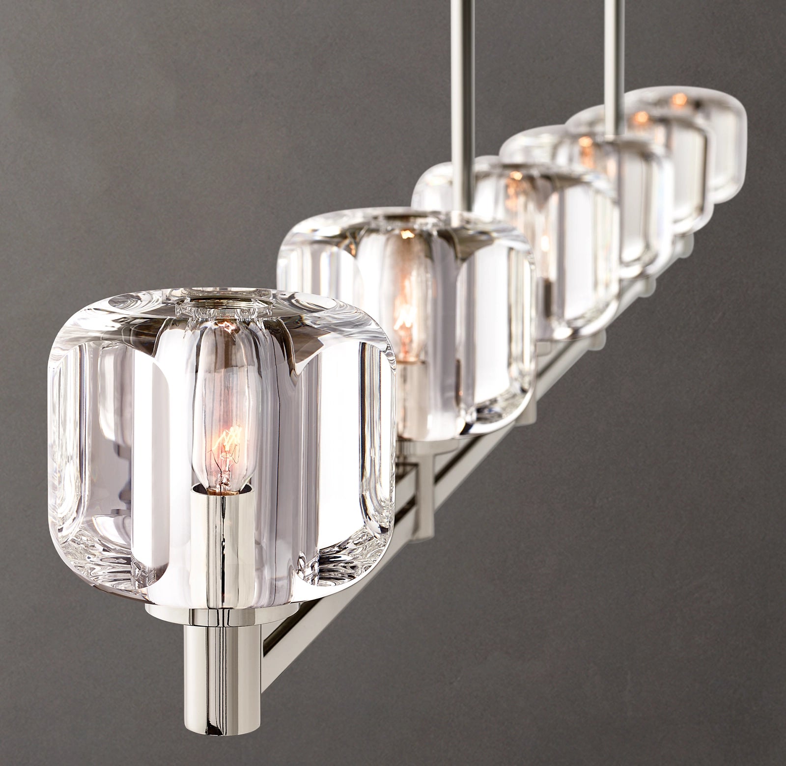 Demaret Linear Chandelier 72" for Living Room, Bedroom,Kitchen Island-konalight