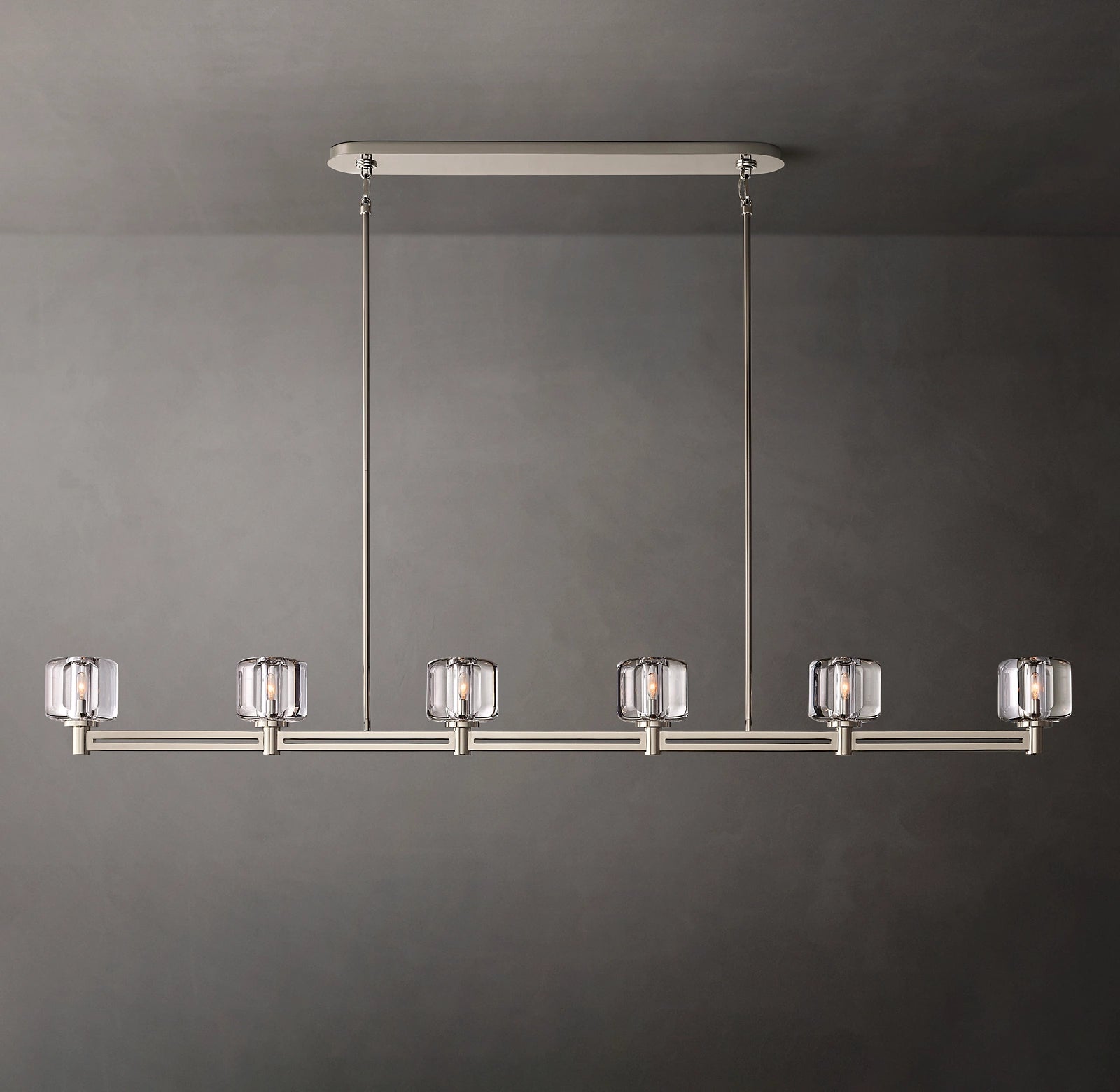 Demaret Linear Chandelier 72" for Living Room, Bedroom,Kitchen Island-konalight