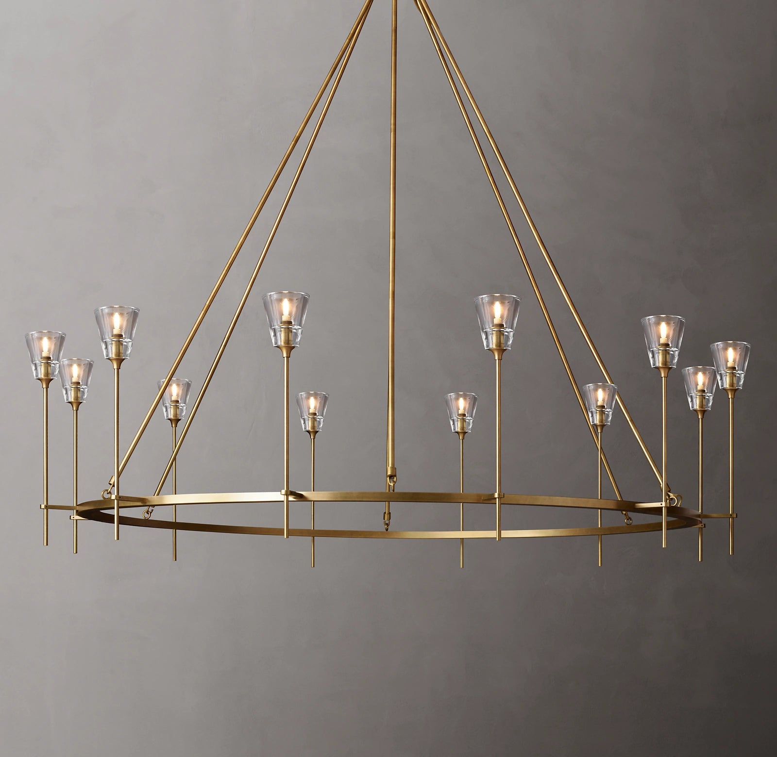Torche Round Chandelier 70", Luxury Chandelier Dining Room-lampselegant