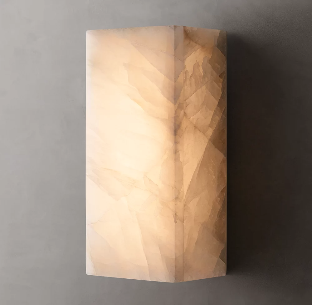 Rivage Calcite Wall Sconce-konalight