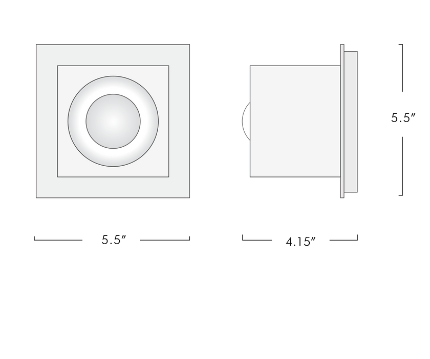 Yagern Square Crystal Brass Wall Sconce-konalight