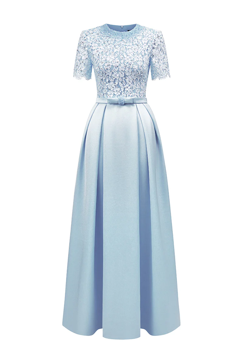 Lyanna A-line Draped Maxi Dress