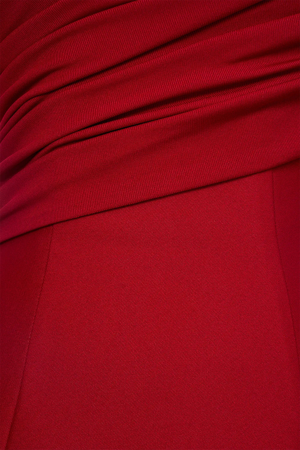 Luminous A-line Asymmetric Shoulder Jersey Maxi Dress