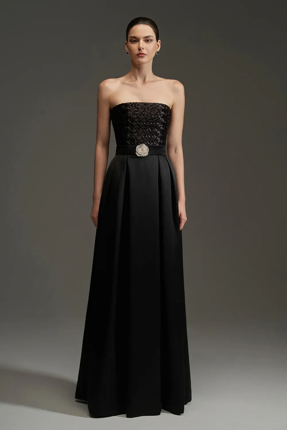 Tatum A-line Crochet Maxi Dress