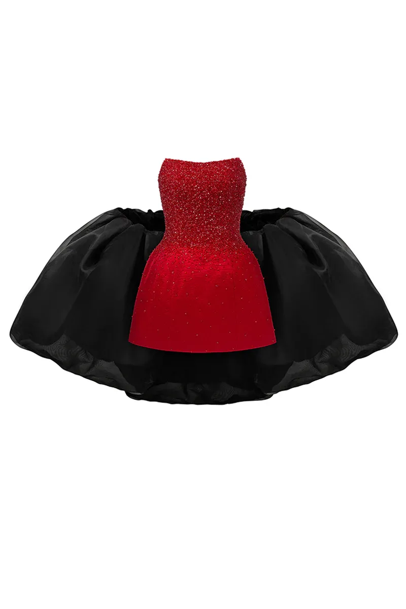 Cadence A-line Cape Sleeve Mini Dress