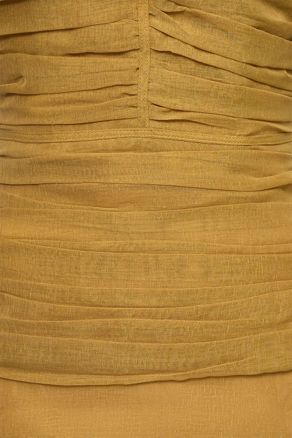 Cora A-line Cape Shoulder Floss Silk Maxi Dress