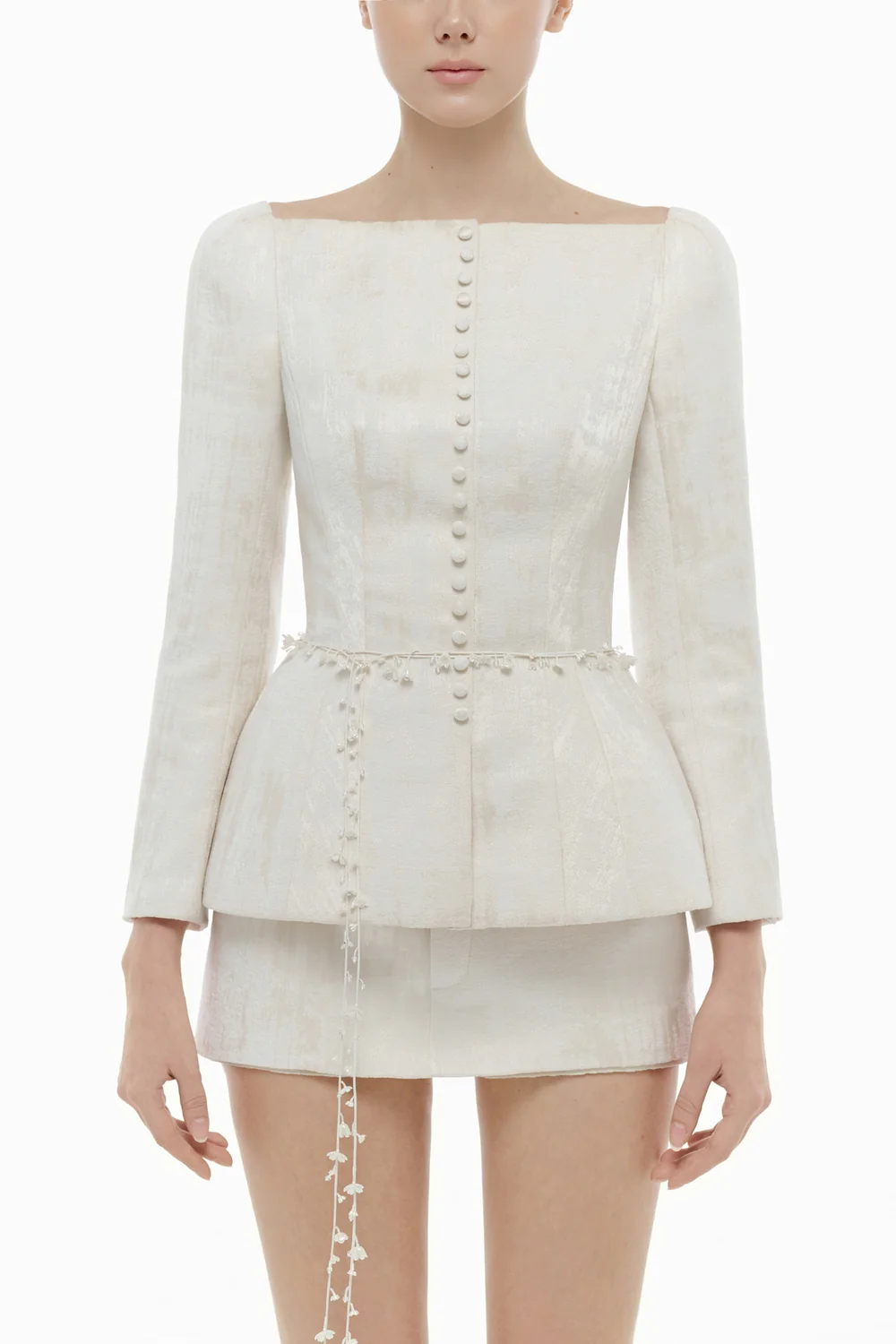 Estelle A-line Polyester Skirt