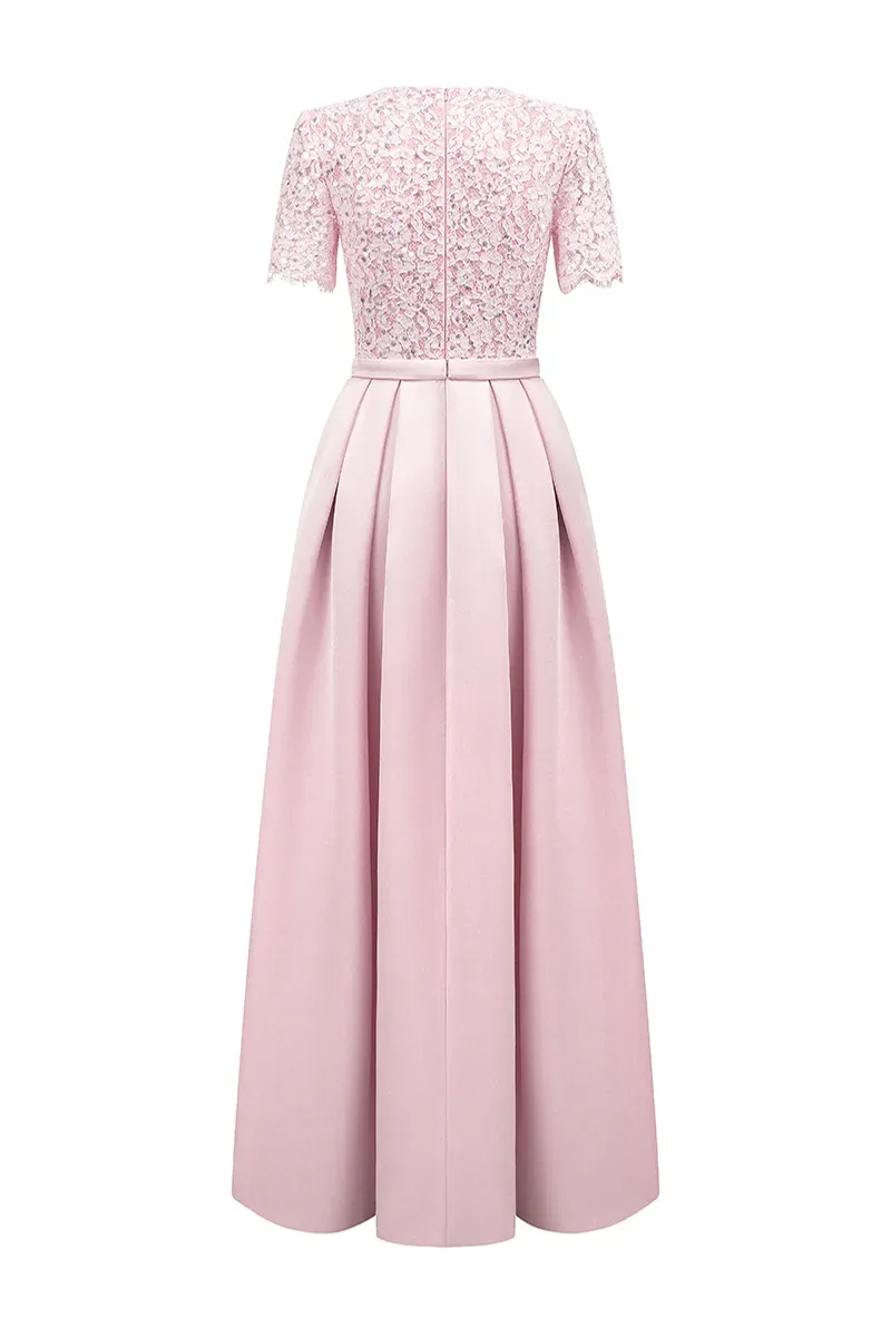 Lyanna A-line Draped Maxi Dress