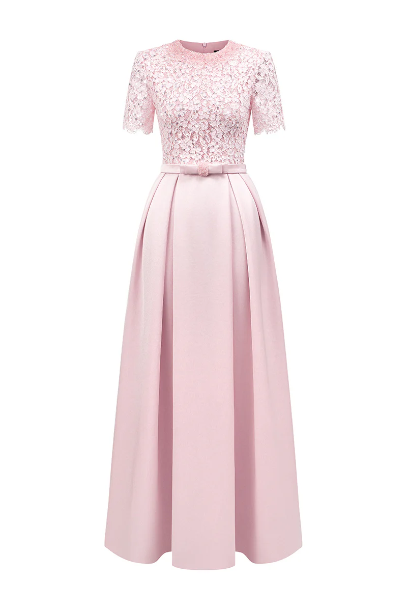 Lyanna A-line Draped Maxi Dress