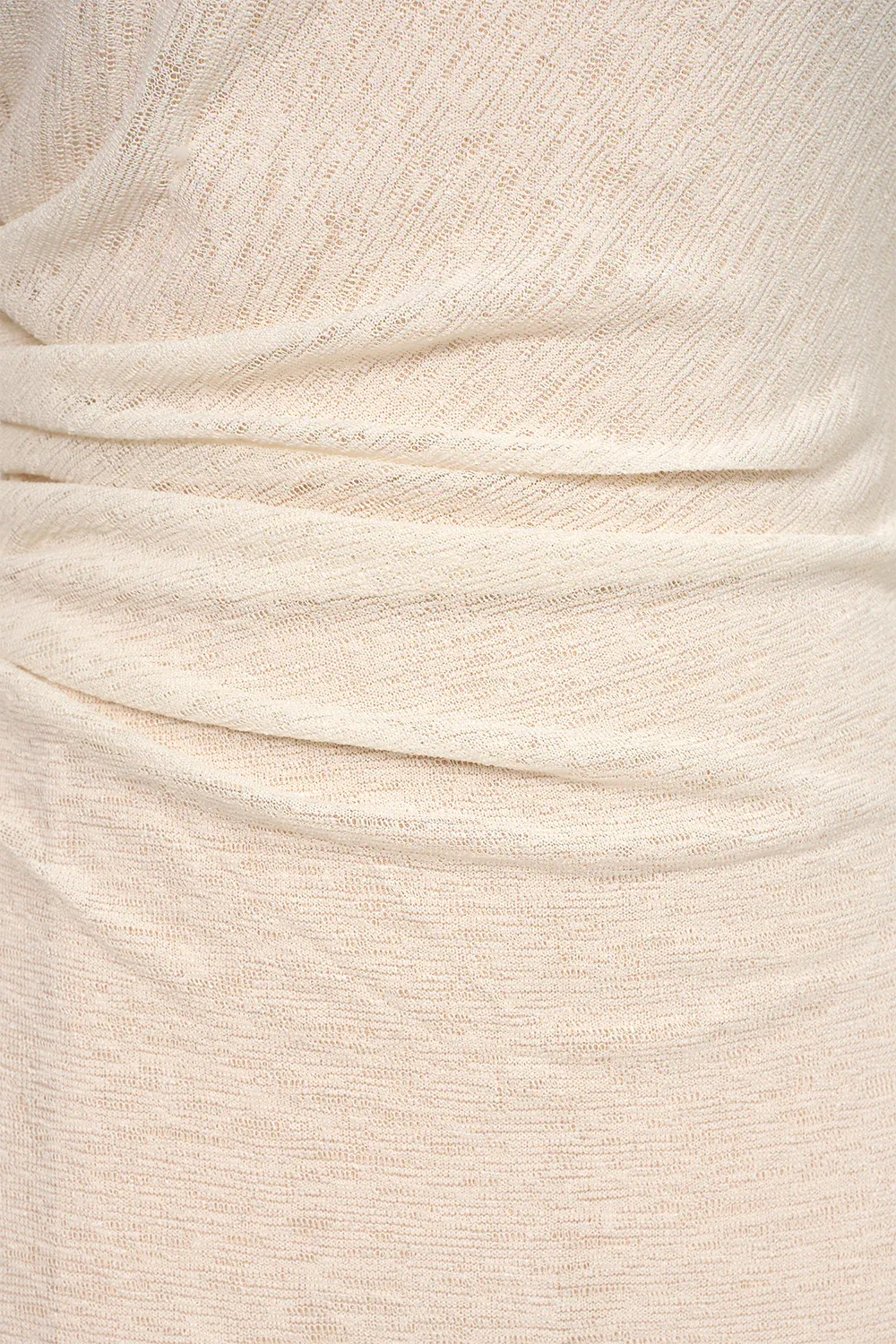 Anya A-line Asymmetric Sleeved Spandex Floor Length Dress