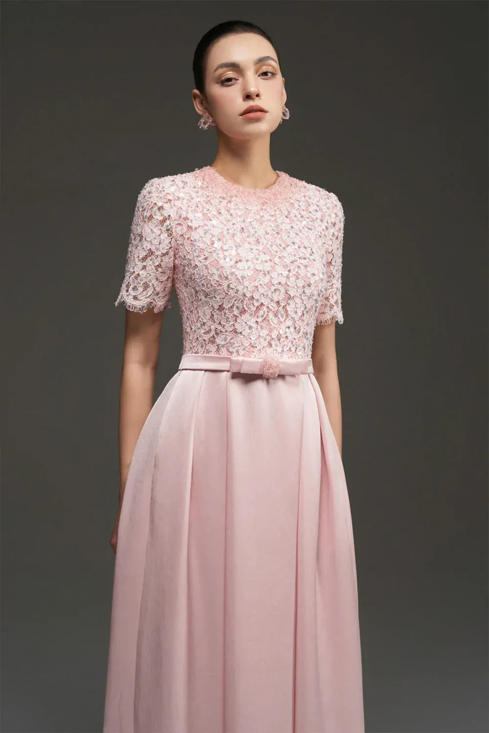 Lyanna A-line Draped Maxi Dress