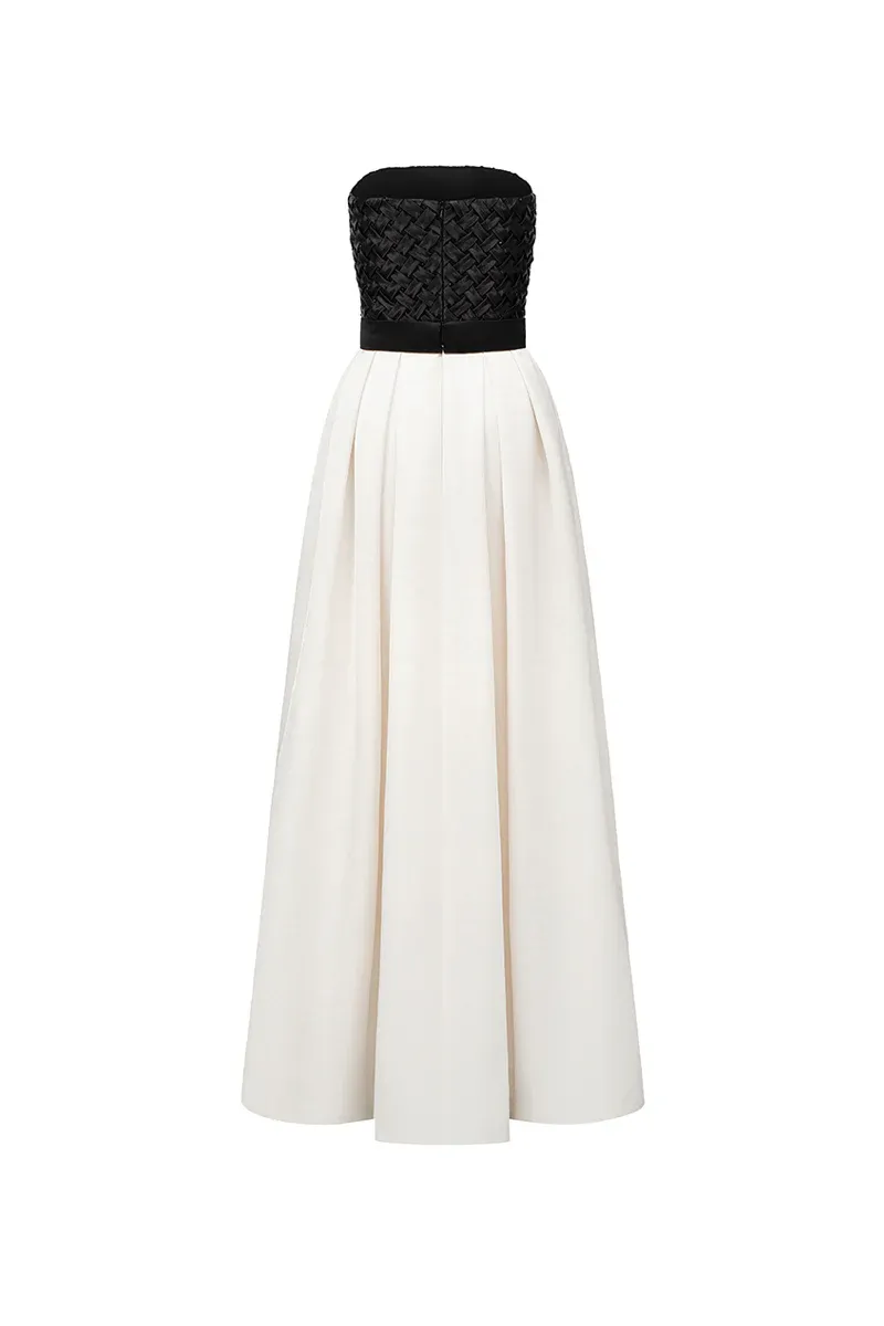 Tatum A-line Crochet Maxi Dress