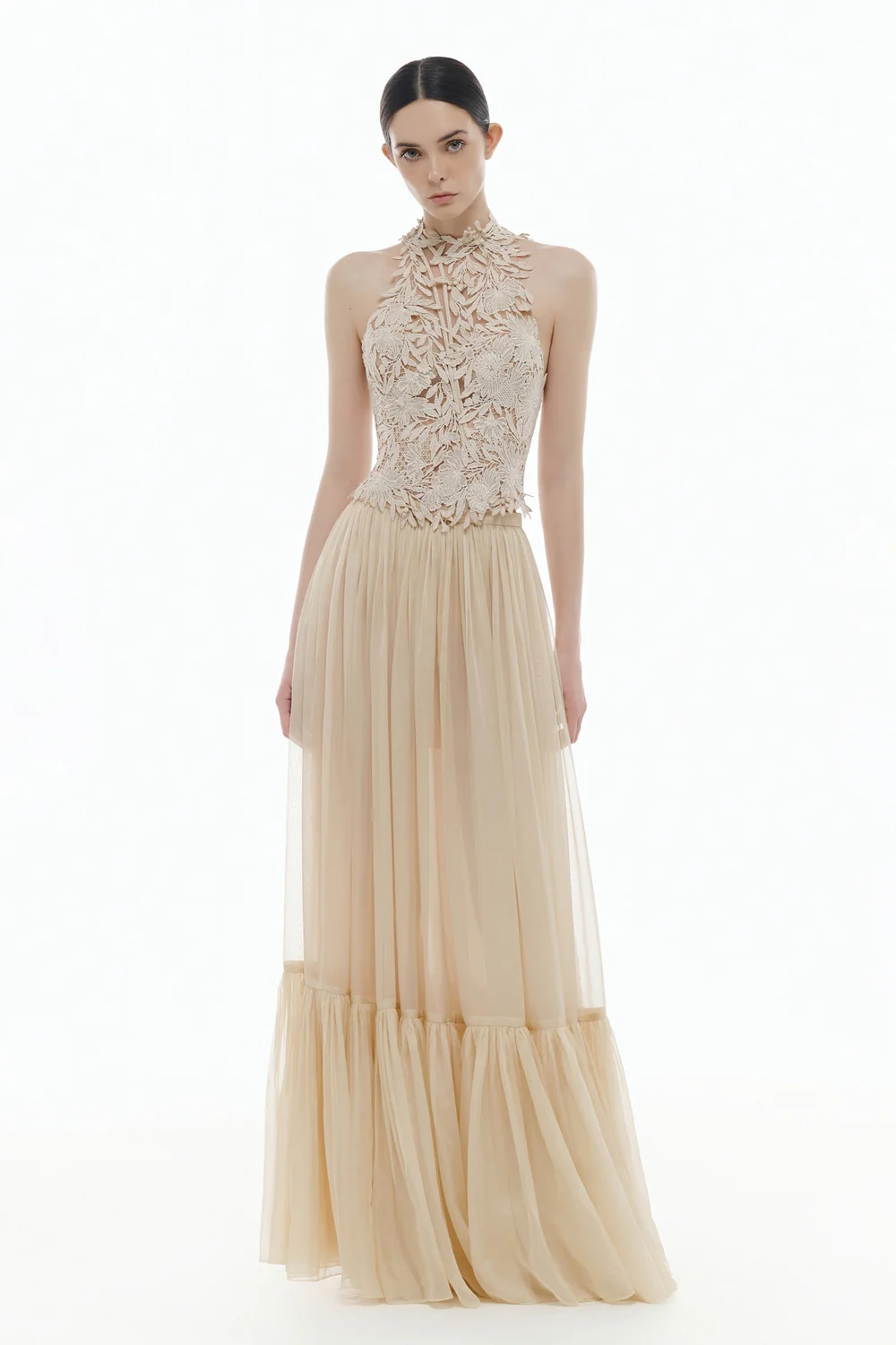 Sylvie A-line Shirring Skirt