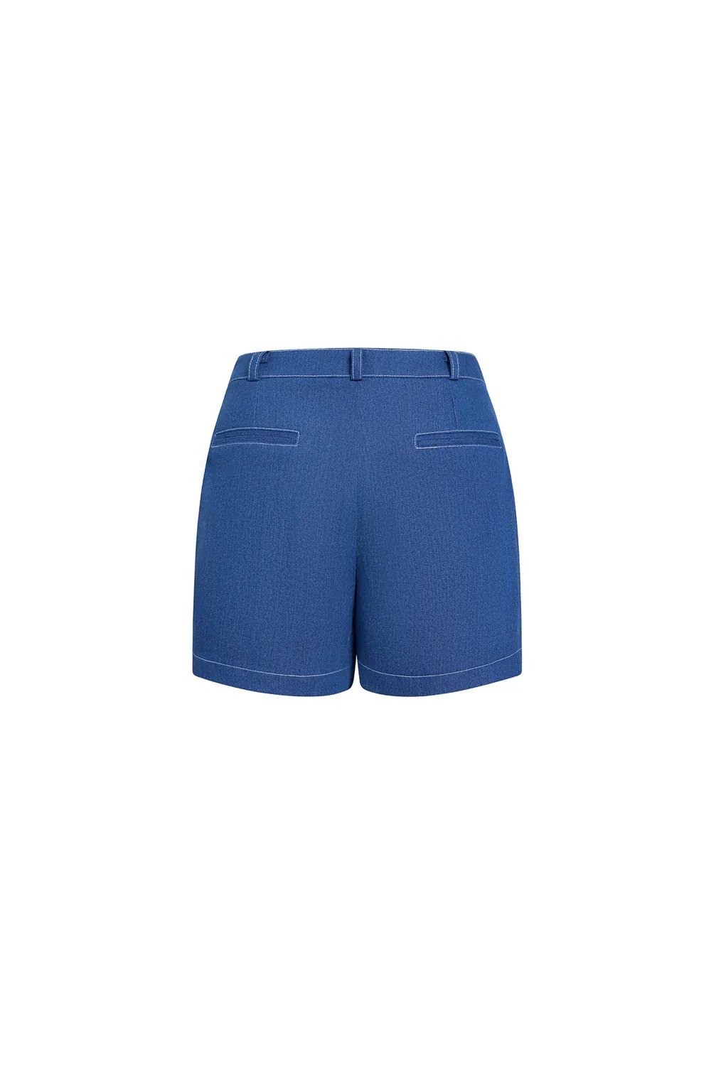 Ina A-line Patch Pocket Denim Mini Skort