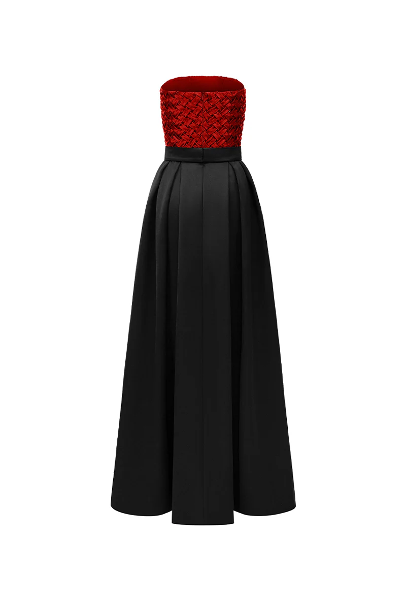 Tatum A-line Crochet Maxi Dress