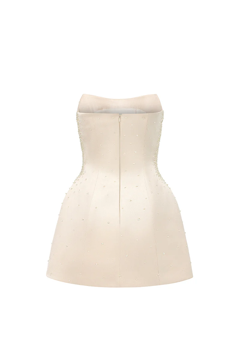 Cadence A-line Cape Sleeve Mini Dress