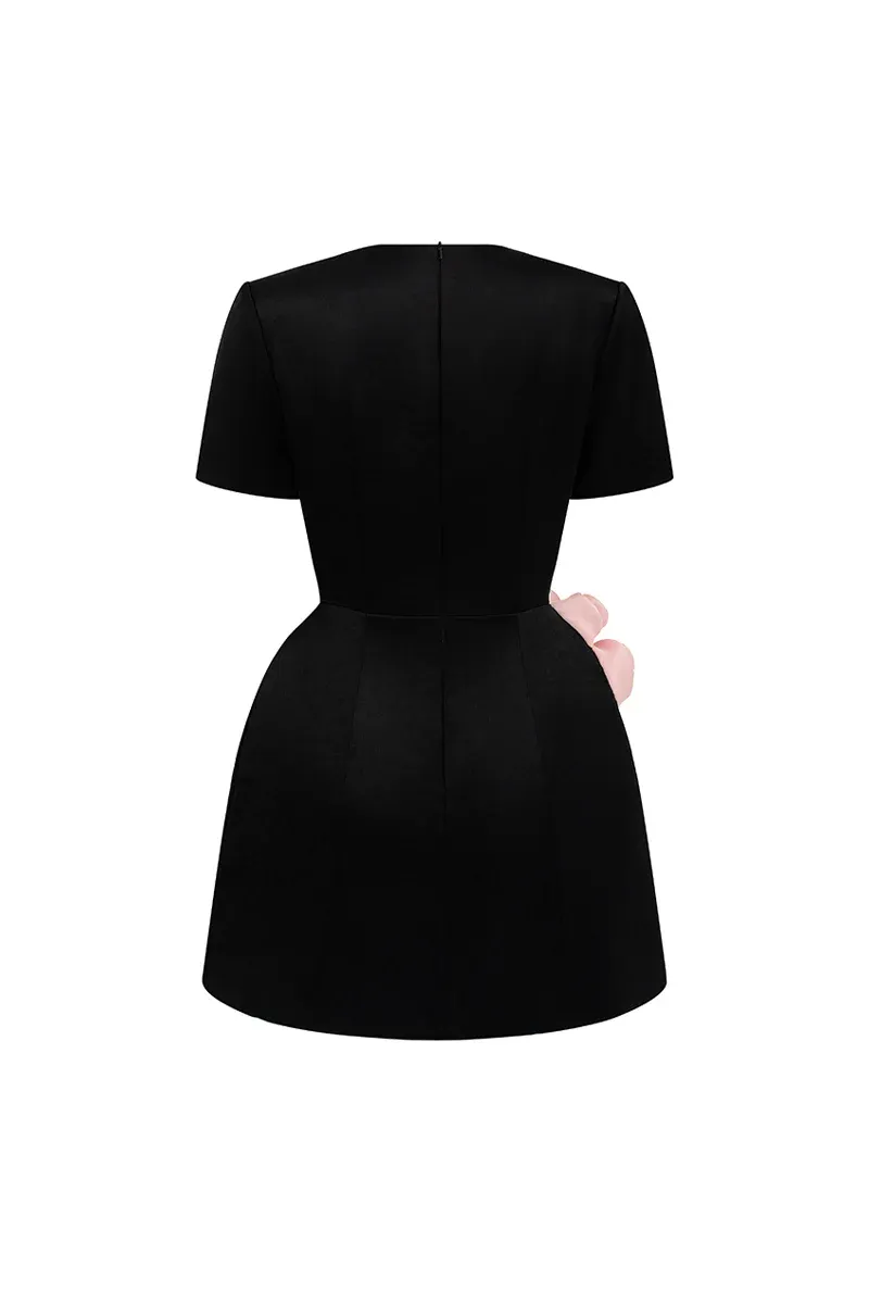 Rylan A-line Applique Mini Dress