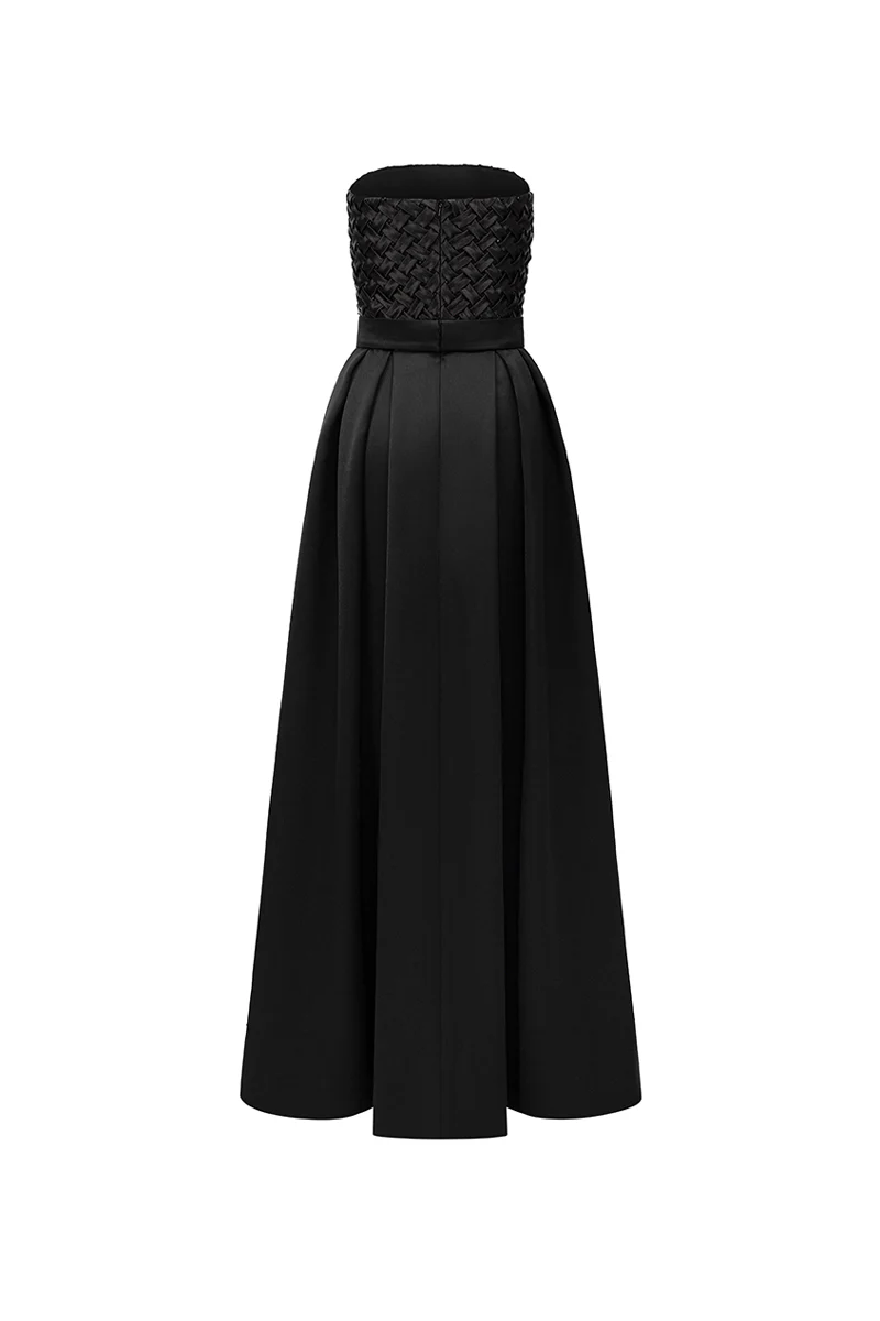Tatum A-line Crochet Maxi Dress