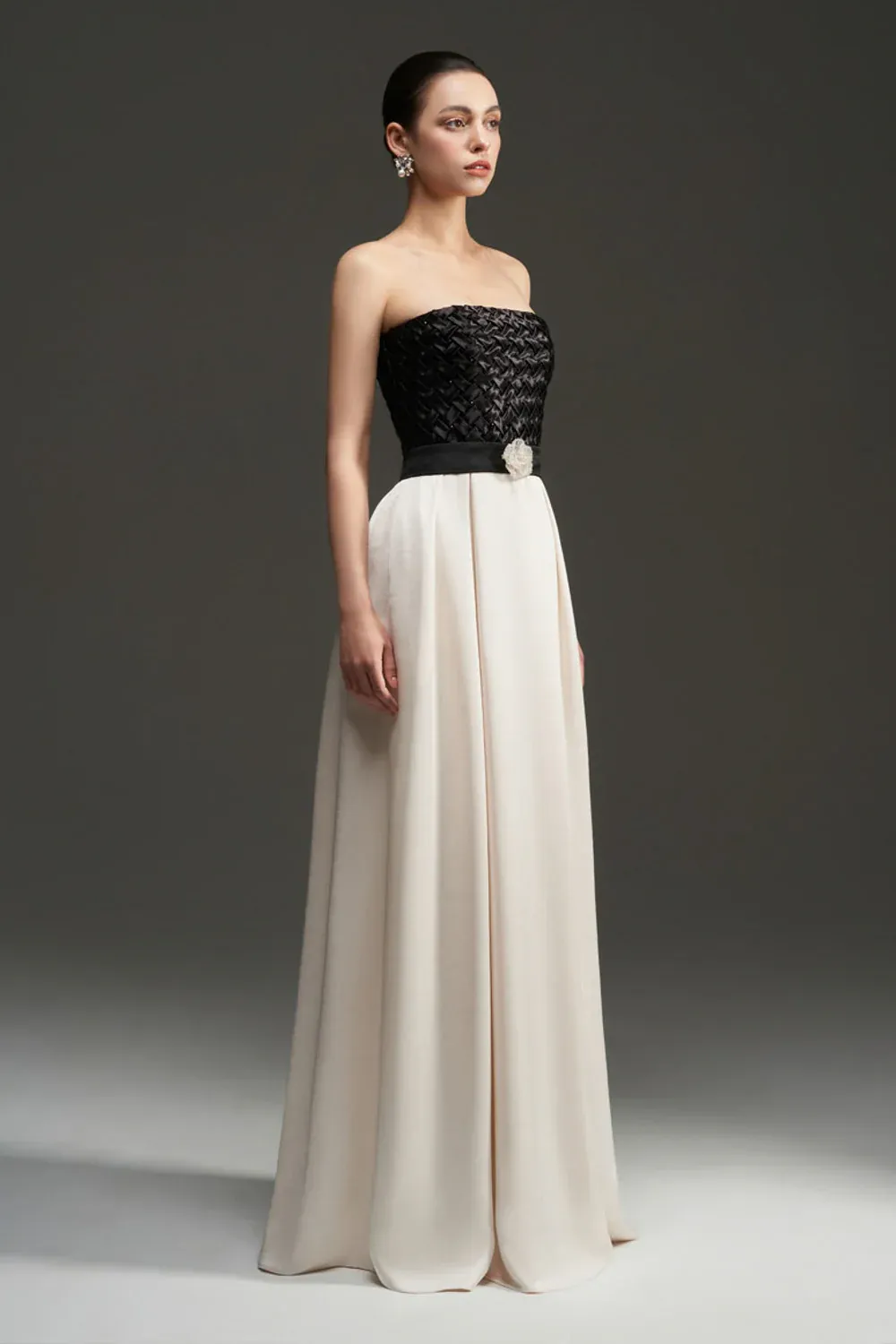 Tatum A-line Crochet Maxi Dress