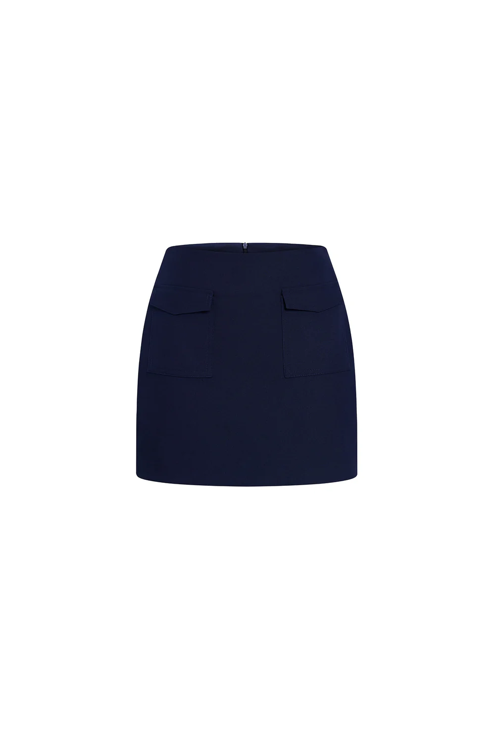 Aroi A-line Side Pocket Twill Mini Skirt