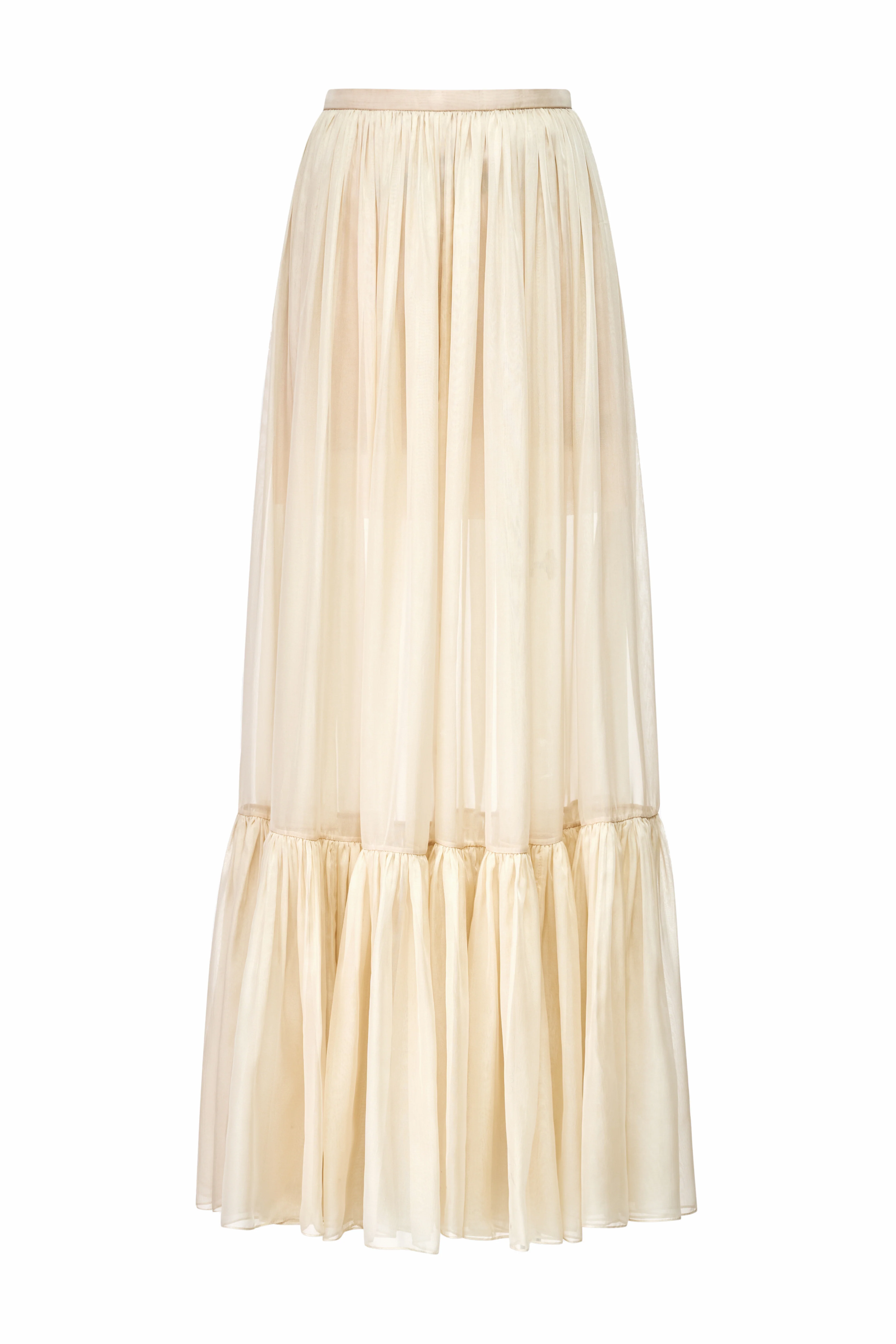 Sylvie A-line Shirring Skirt